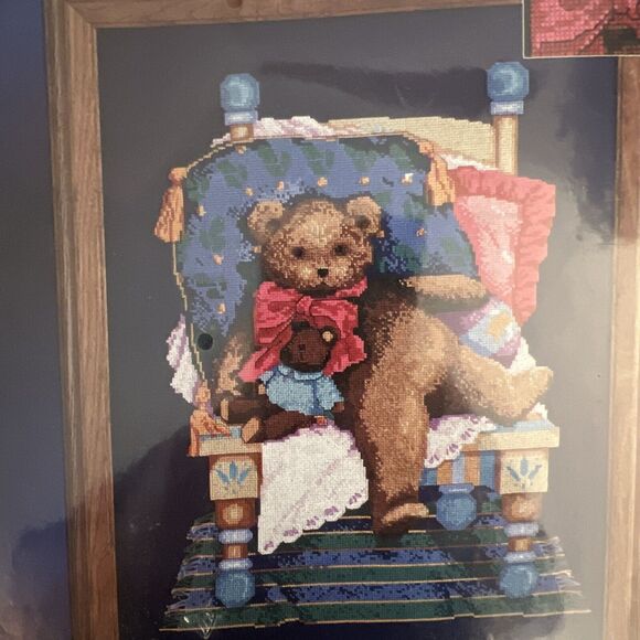 VTG DESIGNS FOR THE NEEDLE MR. BEAR COUNTED CROSS STITCH-LEISURE ARTS-CRAFTS-NOS - Picture 3 of 4